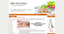 Desktop Screenshot of gifts4kiwis.co.nz